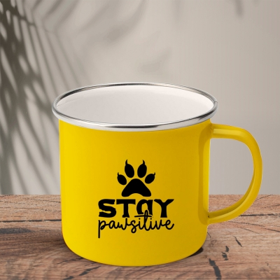 Εμαγιέ Κούπα | Stay pawsitive 2
