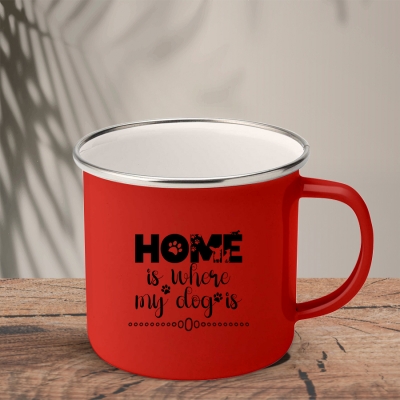 Εμαγιέ Κούπα | Home is where my dog is