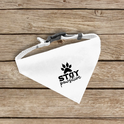 Μπαντάνα για Ζωάκια | Stay pawsitive 2