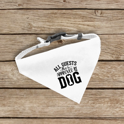 Μπαντάνα για Ζωάκια | All guests must be approved by the dog