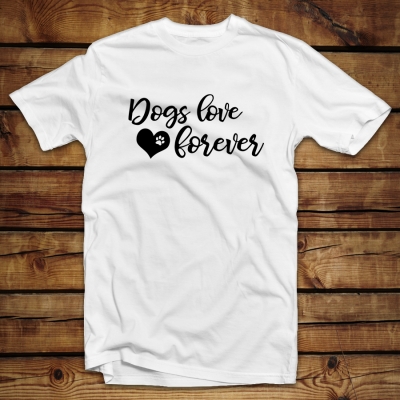 Unisex μπλουζάκι | Dogs love forever