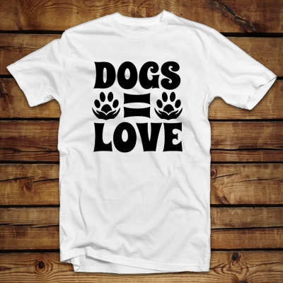 Unisex μπλουζάκι | Dogs = Love
