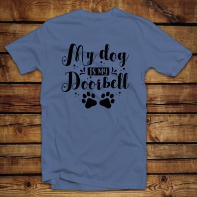 Unisex μπλουζάκι | My dog is my doorbell