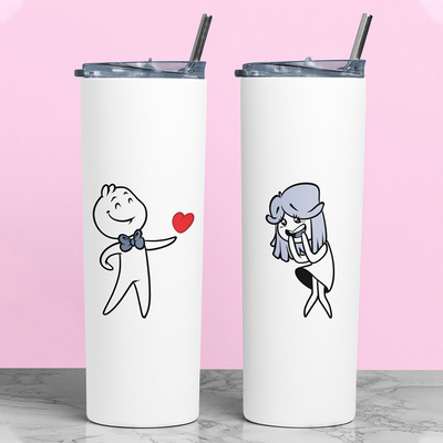 Σετ Tumbler θερμός για Ζευγάρια | Fall in Love