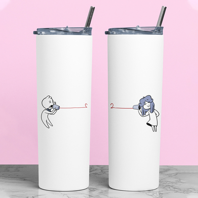 Σετ Tumbler θερμός για Ζευγάρια | I Love You
