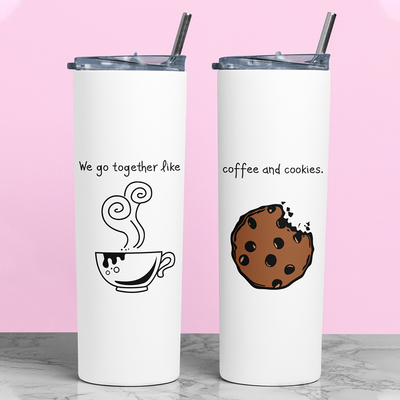 Σετ Tumbler θερμός για Ζευγάρια | Coffee & Cookies