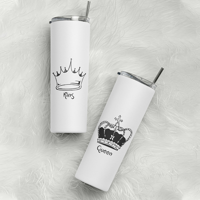 Σετ Tumbler θερμός για Ζευγάρια | King & Queen