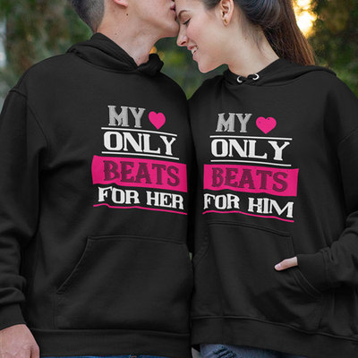 Σετ Φούτερ για Ζευγάρια | My Hearts Beats for you
