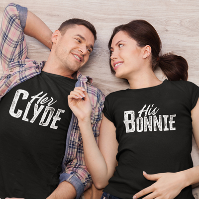 Σετ Μπλουζάκια | His Bonnie - Her Clyde
