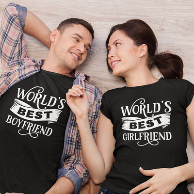Σετ Μπλουζάκια | World's best Boyfriend - Girlfriend
