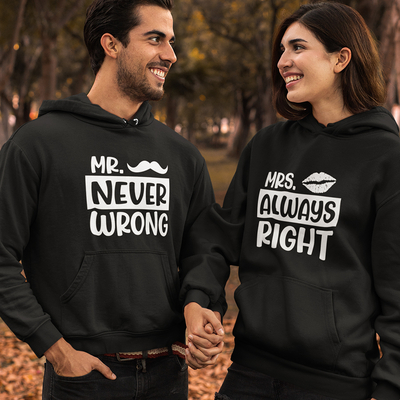 Σετ Φούτερ για Ζευγάρια | Mr. & Mrs. Right