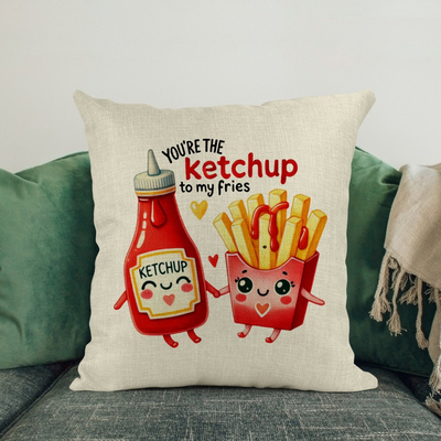 Διακοσμητικό Μαξιλάρι | Ketchup to my Fries