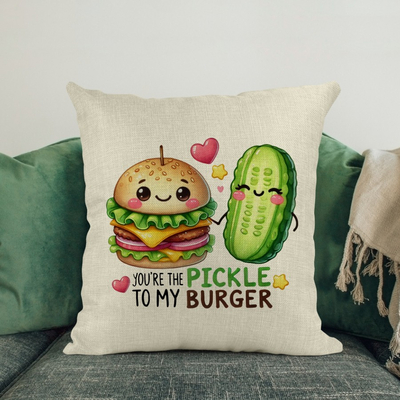Διακοσμητικό Μαξιλάρι | Pickle to my Burger
