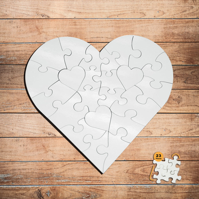 Secret Puzzle Heart  23 Pieces