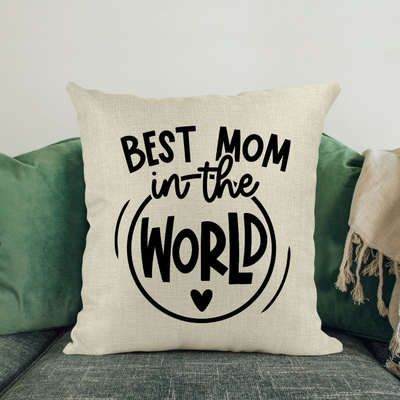 Μαξιλάρι Λινό | Best Mom in the World