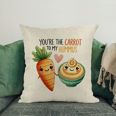 Διακοσμητικό Μαξιλάρι | Carrot to my Hummus
