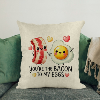 Διακοσμητικό Μαξιλάρι | Bacon to my Eggs