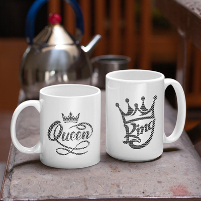 Σετ Λευκές Κούπες King-size & Queen-size | King - Queen