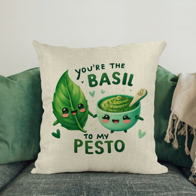 Διακοσμητικό Μαξιλάρι | Basil to my pesto
