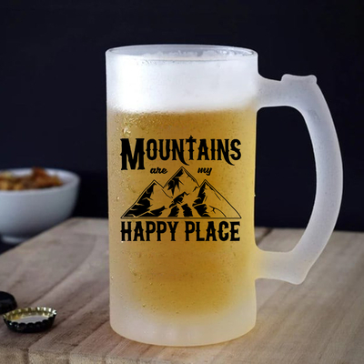Ποτήρι μπίρας | Mountains are my happy place