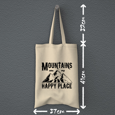 Totebag | Mountains are my happy place