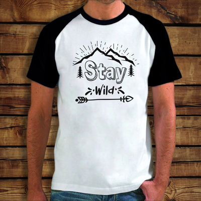 Baseball μπλουζάκι | Stay Wild
