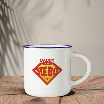 Ρετρό Κούπα | My daddy is my superhero
