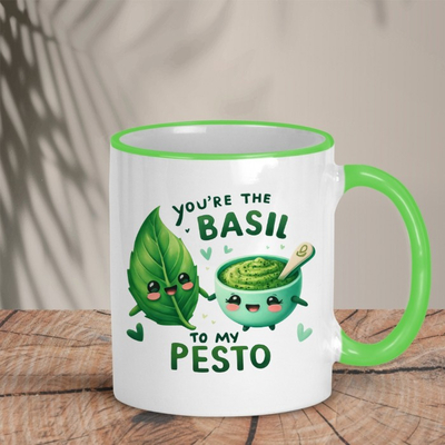 Δίχρωμη Κούπα | Basil to my Pesto