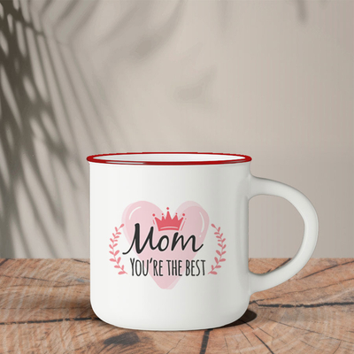 Ρετρό Κούπα | Mom you 're the best