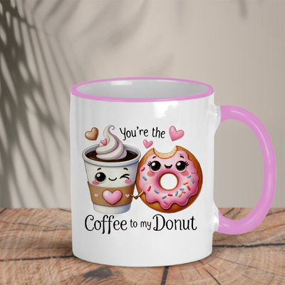 Δίχρωμη Κούπα | Coffee to my Donut