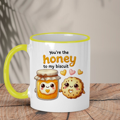 Δίχρωμη Κούπα | Honey to my Biscuit