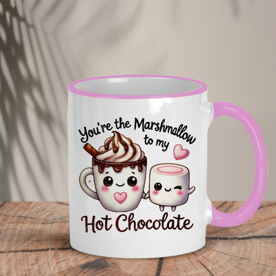 Δίχρωμη Κούπα | Marshmallow to my Chocolate