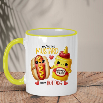 Δίχρωμη Κούπα | Mustard to my Hot Dog