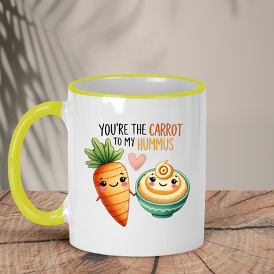 Δίχρωμη Κούπα | Carrot to my Hummus