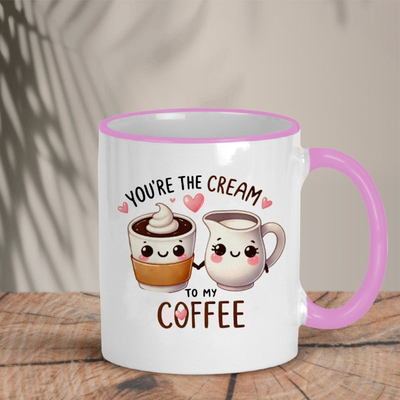 Δίχρωμη Κούπα | Cream to my Coffee