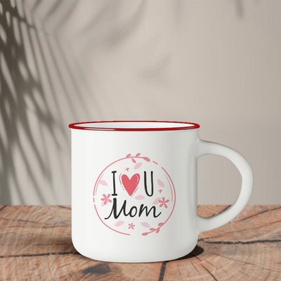Ρετρό Κούπα | I Love you mom