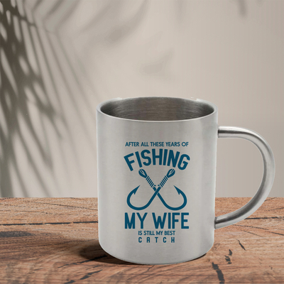 Mεταλλική Κούπα | My wife is my best catch