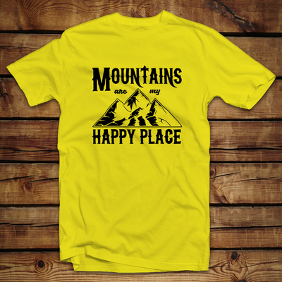 Unisex μπλουζάκι | Mountains are my happy place