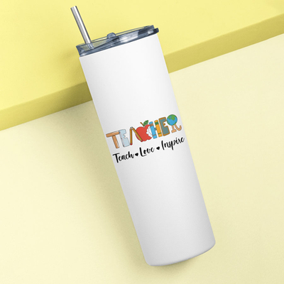 Tumbler θερμός | Teacher teach-love-inspire