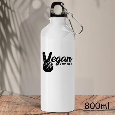 Μεταλλικό μπουκάλι 800 ml | Vegan for life
