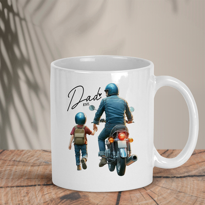 Λευκή κούπα | Dad Est