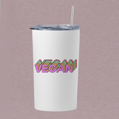 Τumbler θερμός 360ml | Vegan 3D