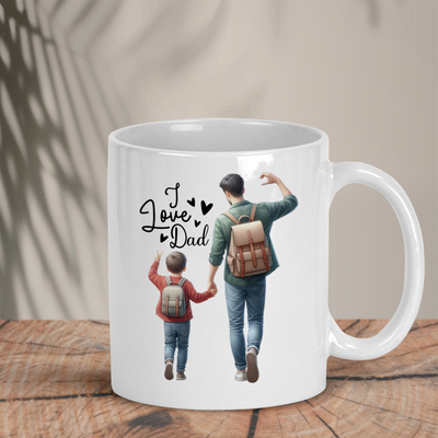 Λευκή κούπα | I love Dad