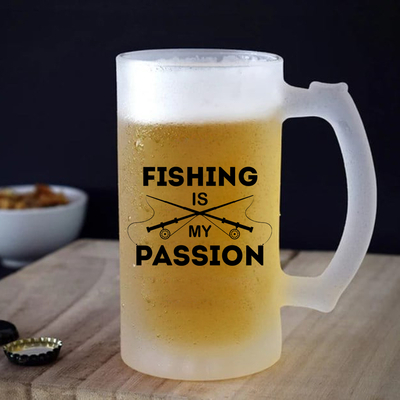 Ποτήρι μπίρας | Fishing is my Passion
