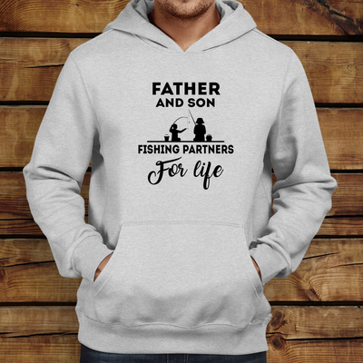 Unisex Φούτερ | Father and son fishing partners