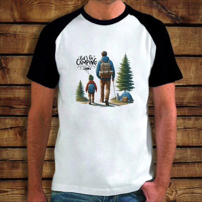 Baseball μπλουζάκι | Let's go camping