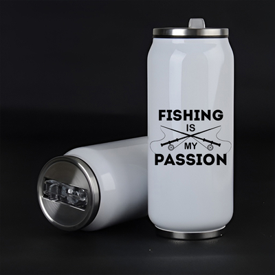 Μεταλλικό Θερμός Coke Can | Fishing is my Passion