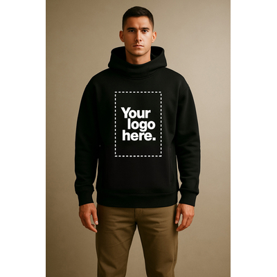 Oversized Φούτερ Unisex | Μαύρο