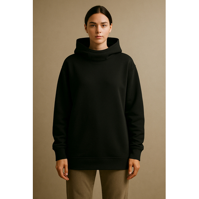 Oversized Φούτερ Unisex | Μαύρο