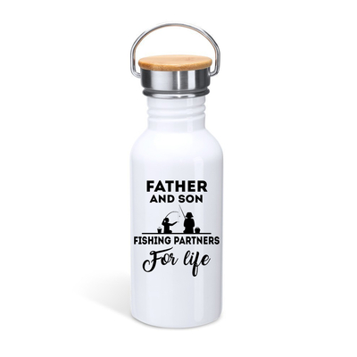 Μπουκάλι θερμός με καπάκι μπαμπού | Father and son fishing partners